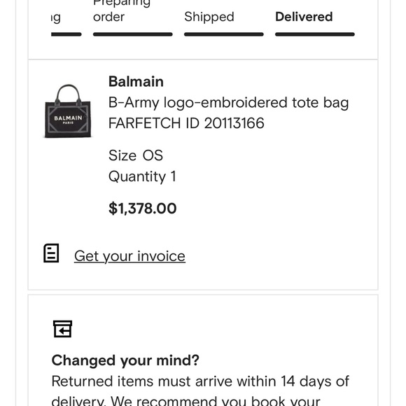 Balmain B-army logo-embroidered tote - Picture 5 of 5